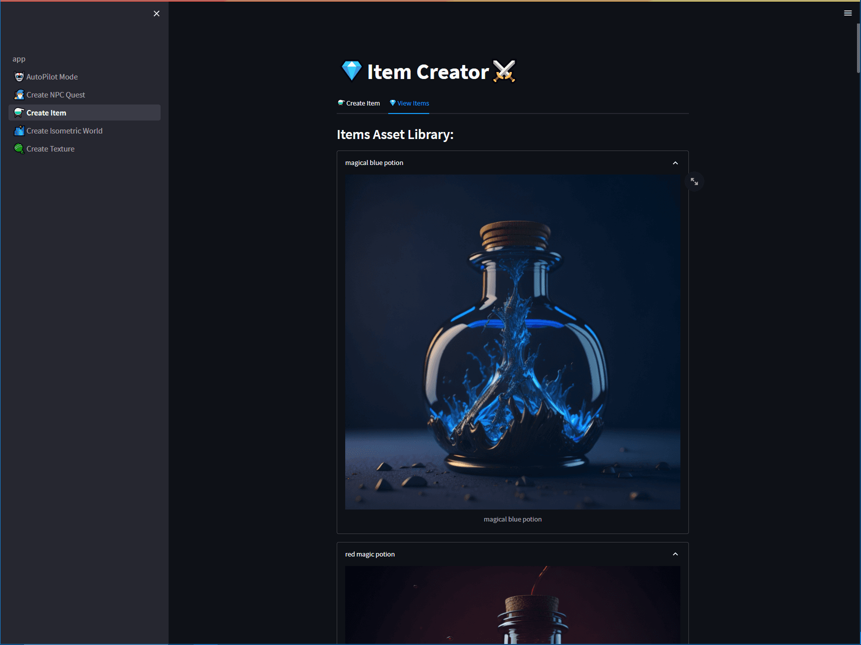 AI Game Asset Creator