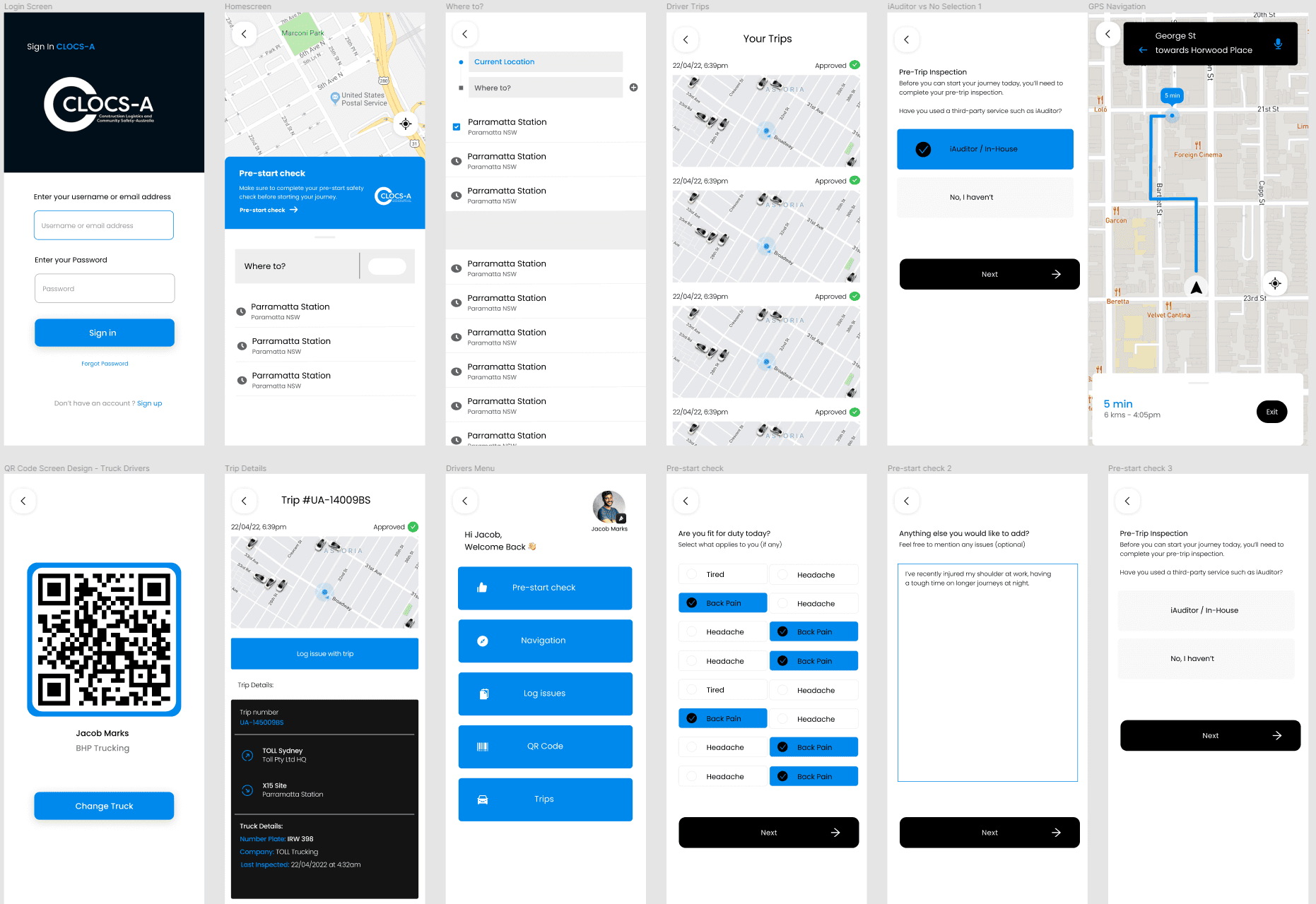 Trucking Logistics Application